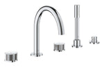 Grohe Atrio Private Collection 5 Delikli Ankastre Küvet Bataryası (Sıva Üstü Grubu) - GROHE 25226000