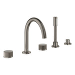Grohe Atrio Private Collection 5 Delikli Ankastre Küvet Bataryası (Sıva Üstü Grubu), Fırçalı Sert Grafit - alternatif görünüm - GROHE 25226AL0
