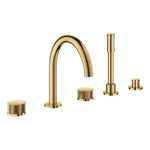 Grohe Atrio Private Collection 5 Delikli Ankastre Küvet Bataryası (Sıva Üstü Grubu), Altın - alternatif görünüm - GROHE 25226GL0