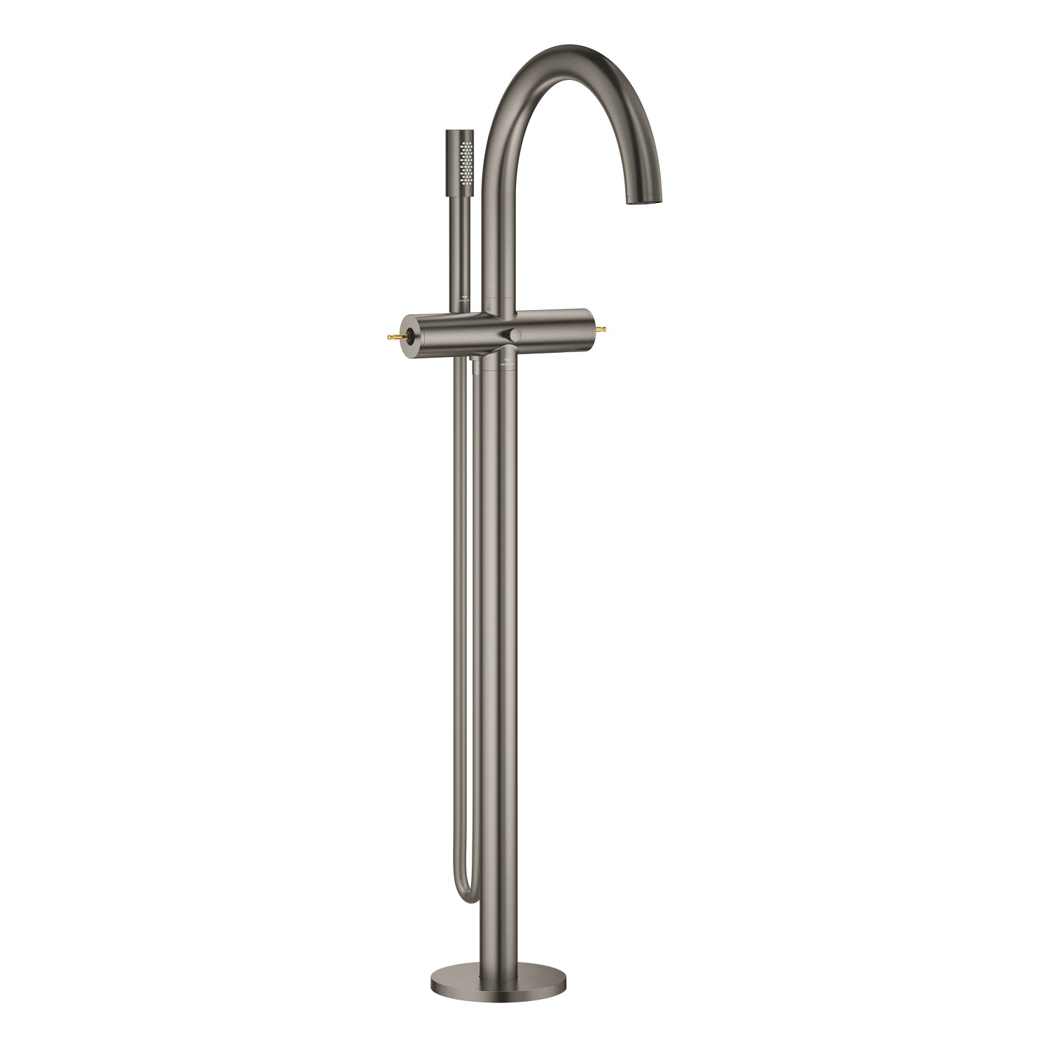 Grohe Atrio Private Collection Tek Yerden Küvet Bataryası (Sıva Üstü Grubu), Fırçalı Sert Grafit - alternatif görünüm - GROHE 25227AL0
