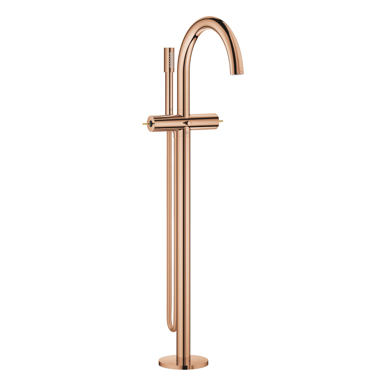 Grohe Atrio Private Collection Tek Yerden Küvet Bataryası (Sıva Üstü Grubu), Bakır - alternatif görünüm - GROHE 25227DA0