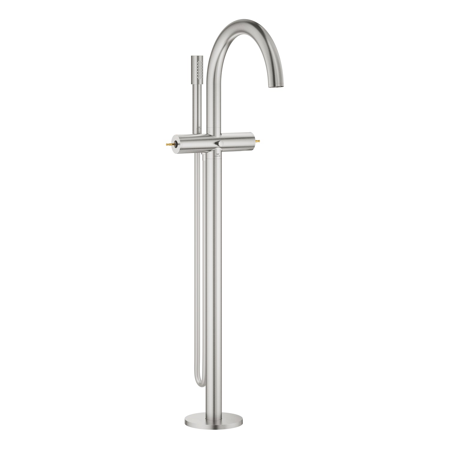 Grohe Atrio Private Collection Tek Yerden Küvet Bataryası (Sıva Üstü Grubu), Paslanmaz Çelik - alternatif görünüm - GROHE 25227DC0