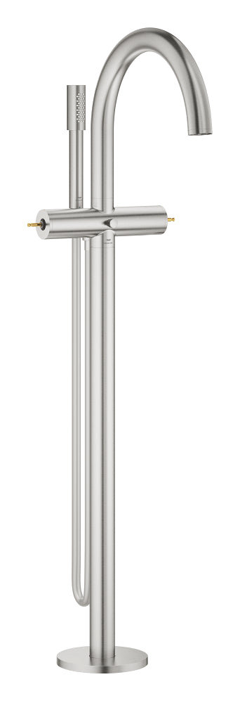 Grohe Atrio Private Collection Tek Yerden Küvet Bataryası (Sıva Üstü Grubu), Paslanmaz Çelik - GROHE 25227DC0