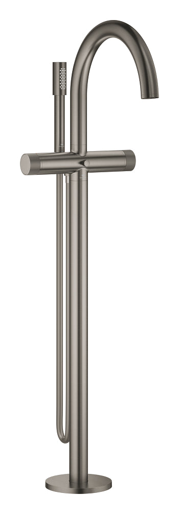 Grohe Atrio Private Collection Tek Yerden Küvet Bataryası (Sıva Üstü Grubu), Fırçalı Sert Grafit - GROHE 25229AL0