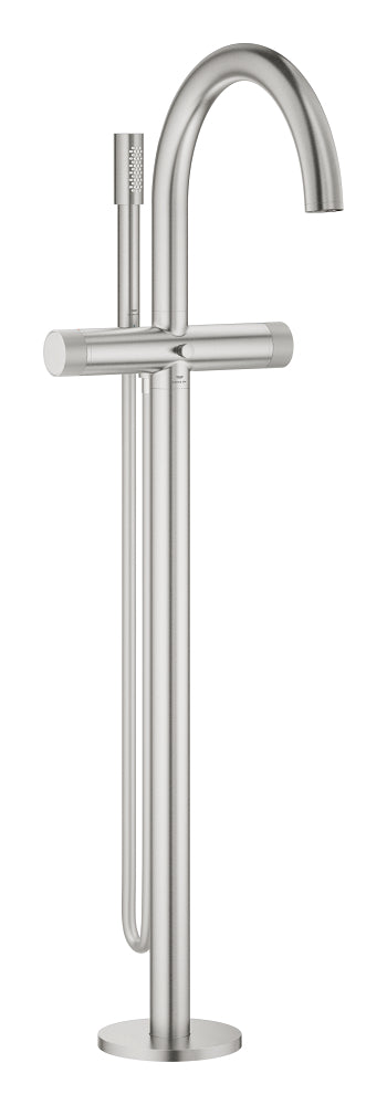 Grohe Atrio Private Collection Tek Yerden Küvet Bataryası (Sıva Üstü Grubu), Paslanmaz Çelik - GROHE 25229DC0