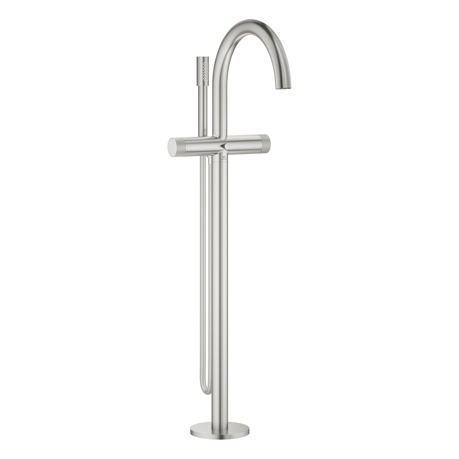 Grohe Atrio Private Collection Tek Yerden Küvet Bataryası (Sıva Üstü Grubu), Paslanmaz Çelik - alternatif görünüm - GROHE 25229DC0