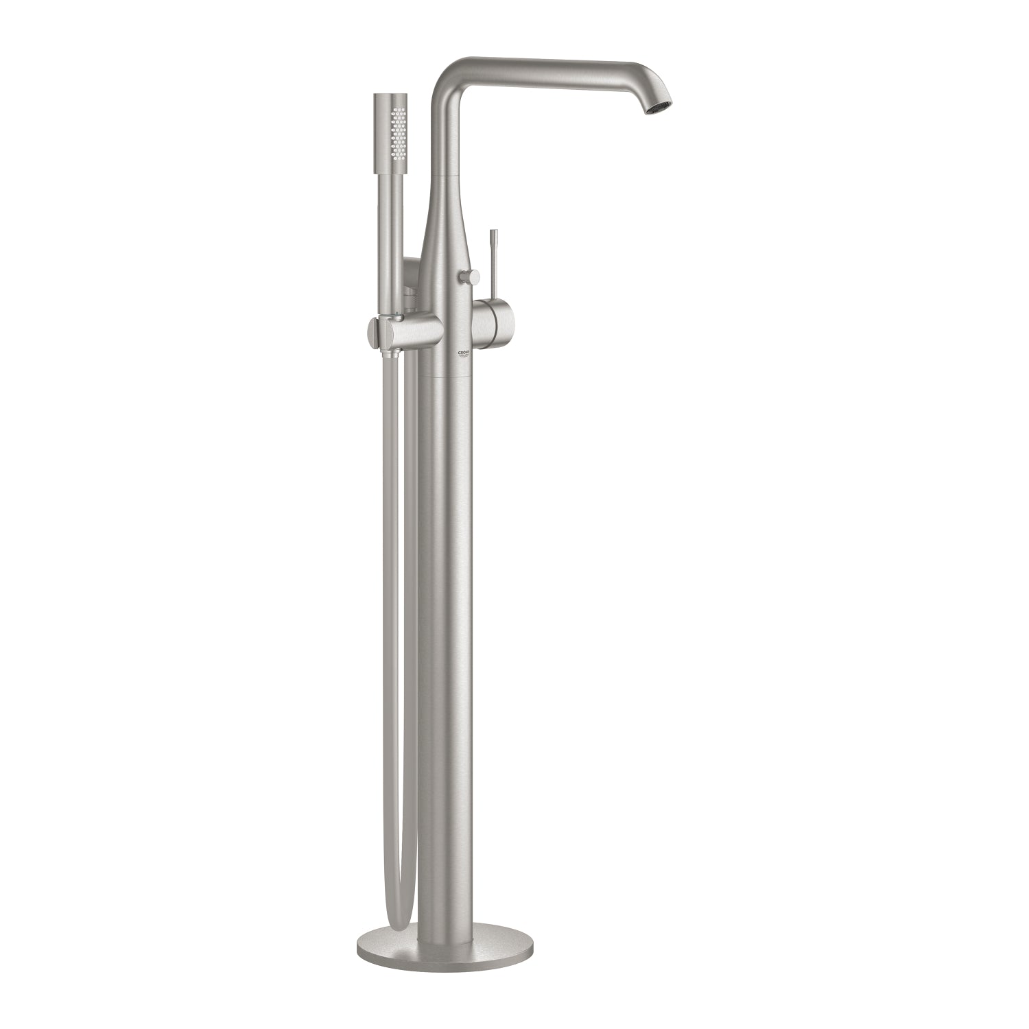 Grohe Essence Yerden Küvet Bataryası (Sıva Üstü Grubu), Paslanmaz Çelik - alternatif görünüm - GROHE 25248DC1