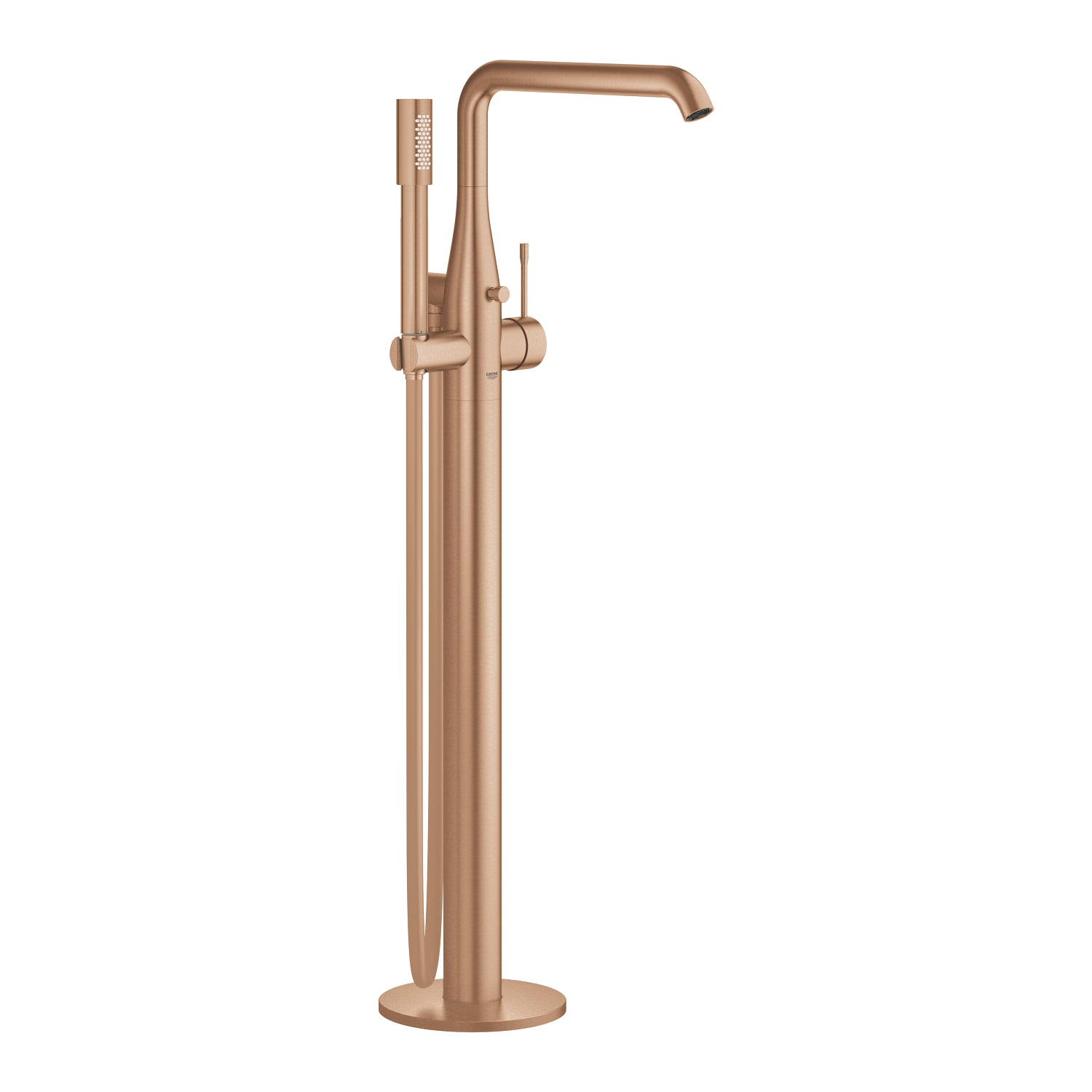 Grohe Essence Yerden Küvet Bataryası (Sıva Üstü Grubu), Fırçalı Bakır - alternatif görünüm - GROHE 25248DL1
