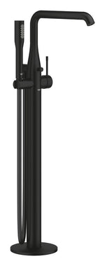 Grohe Essence Yerden Küvet Bataryası (Sıva Üstü Grubu), Hayalet Siyah - GROHE 25248KF1