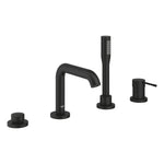 Grohe Essence Dört Delikli Ankastre Küvet Bataryası (Sıva Üstü Grubu), Hayalet Siyah - alternatif görünüm - GROHE 25251KF1