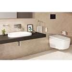 VitrA Frame Yarım Tezgah Üstü Oval Lavabo, 56 cm, Beyaz