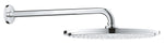 Grohe Rainshower Cosmopolitan 310 Rainshower Cosmopolitan 210 Duş başlığı, 38 cm ve Duvardan Dirsek (Sıva Üstü Grubu)