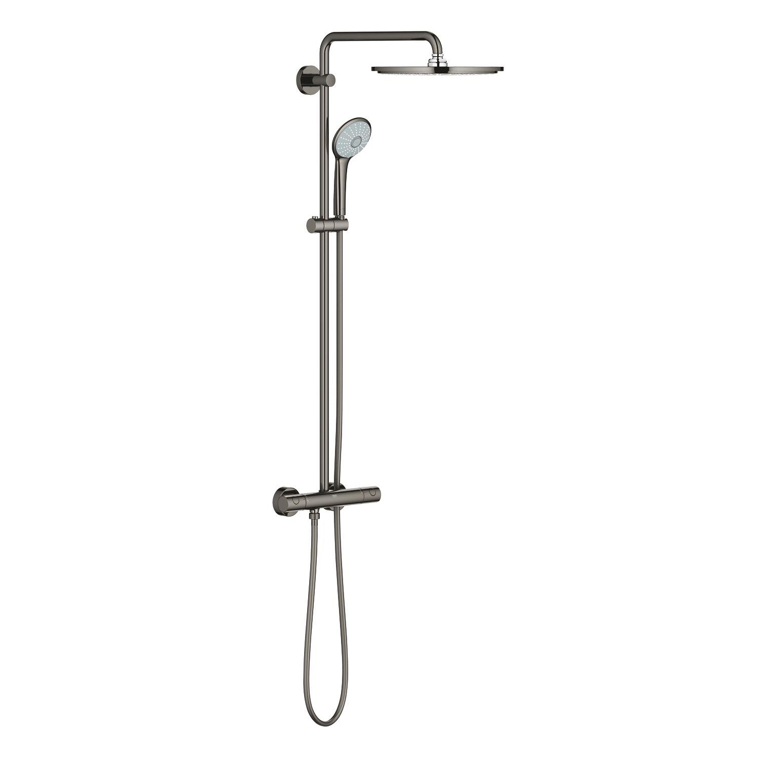 Grohe Euphoria System 310 Kolonlu Duş Paneli, Termostatik Duş Bataryası ile Birlikte, Sert Grafit - alternatif görünüm - GROHE 26075A00