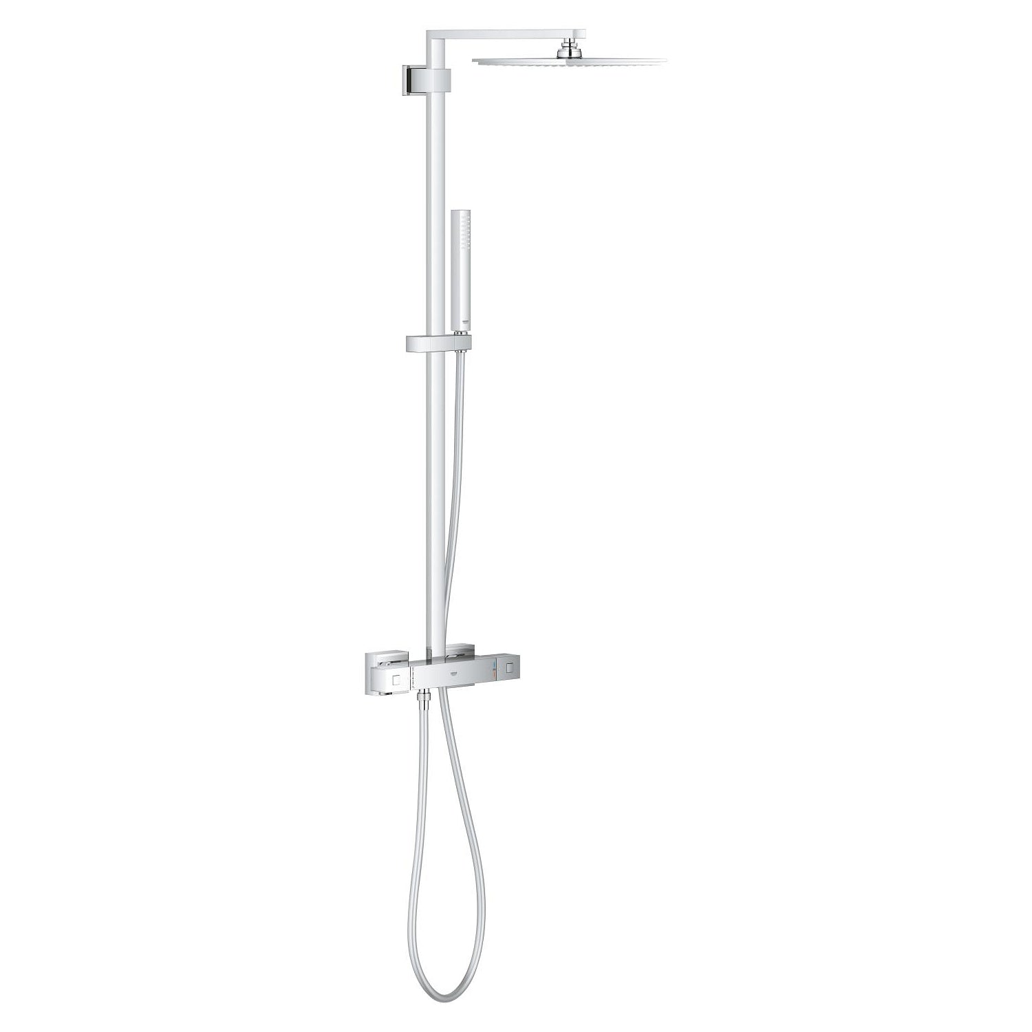 Grohe Euphoria Cube Duvara Monte Termostatik Duş Bataryalı Duş Sistemi - alternatif görünüm - GROHE 26087000