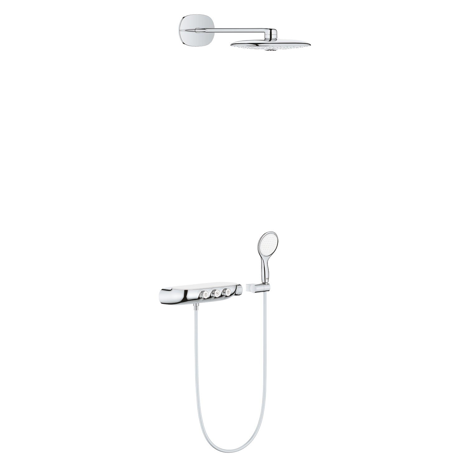 Grohe Rainshower System Smartcontrol Duo 360 Termostatik Yarı Ankastre Banyo Bataryası Seti - alternatif görünüm - GROHE 26443000