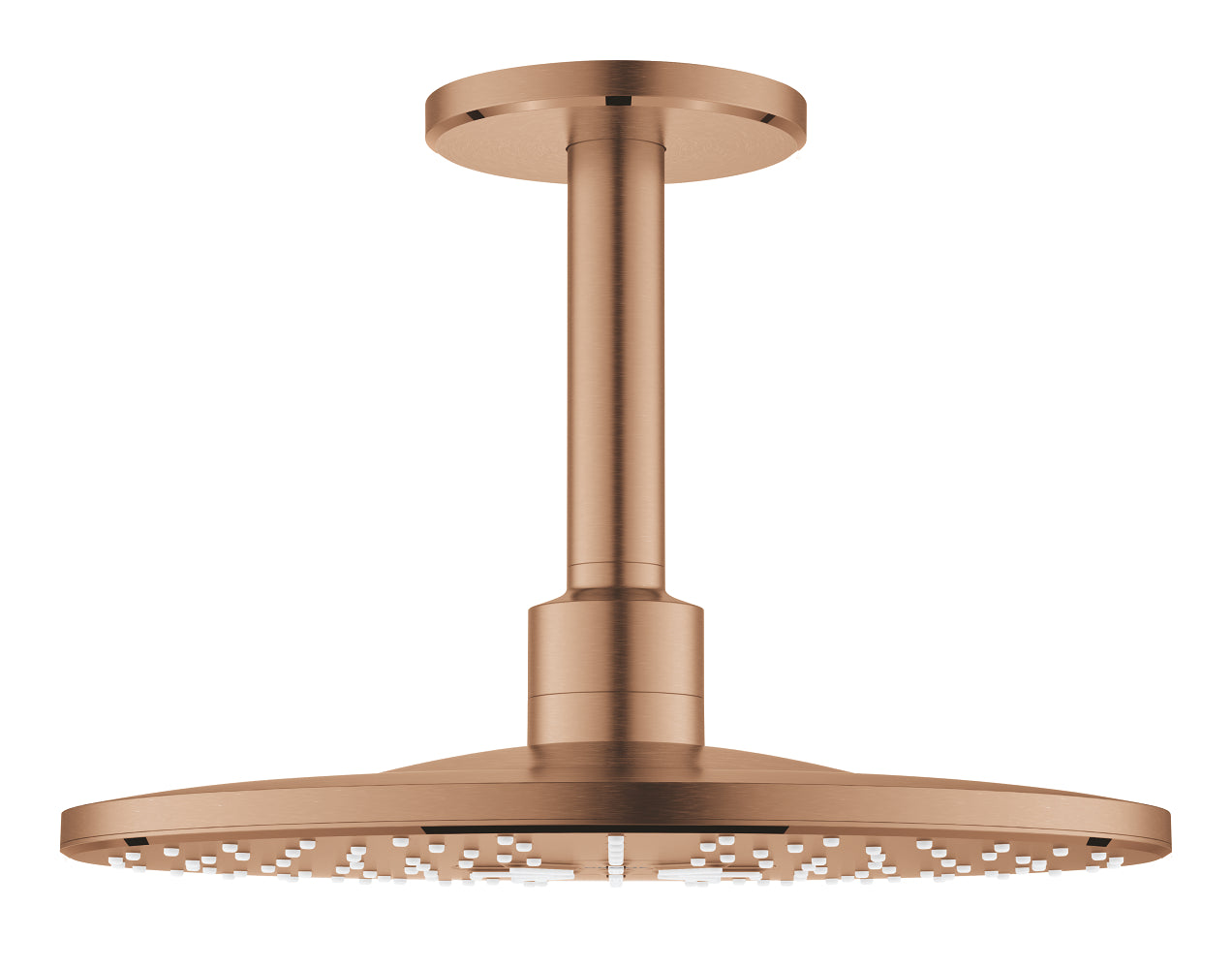 Grohe Rainshower SmartActive 310 Tepe Duşu Seti, 31 cm, Fırçalı Bakır