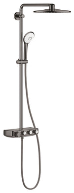 Grohe Euphoria SmartControl 310 Duo Duş Sistemi, Duvara Monte, Termostatik Bataryalı Duş Kolonu, Sert Grafit - GROHE 26507A00