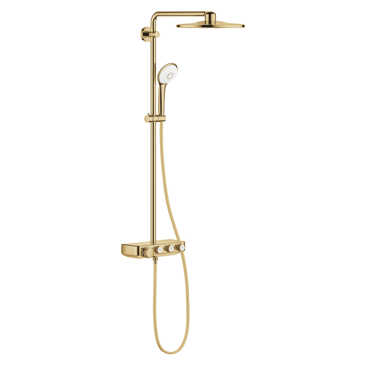 Grohe Euphoria SmartControl 310 Duo Duş Sistemi, Duvara Monte, Termostatik Bataryalı Duş Kolonu, Altın
