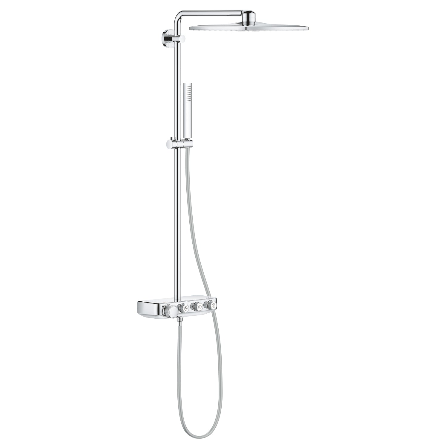 Grohe Euphoria SmartControl System 310 Cube Duo Duvara Monte Termostatik Bataryalı Duş Kolonu - alternatif görünüm - GROHE 26508000