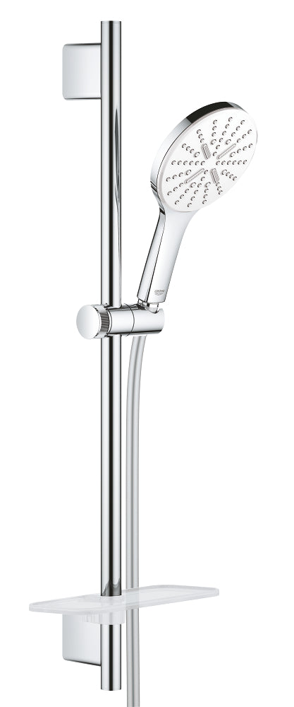 Grohe RainShower SmartActive 130 Sürgülü Duş Seti, 3 Fonksiyonlu, Krom-Beyaz - GROHE 26577LS0