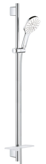 Grohe RainShower SmartActive 130 Sürgülü Duş Seti, 3 Fonksiyonlu, Beyaz-Krom - GROHE 26579LS0
