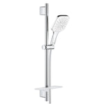 Grohe RainShower SmartActive 130 Cube Sürgülü Duş Seti, 3 Fonksiyonlu, Krom-Beyaz - alternatif görünüm - GROHE 26584LS0