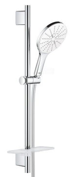 Grohe RainShower SmartActive 150 Sürgülü Duş Seti, 3 Fonksiyonlu, Krom-Beyaz