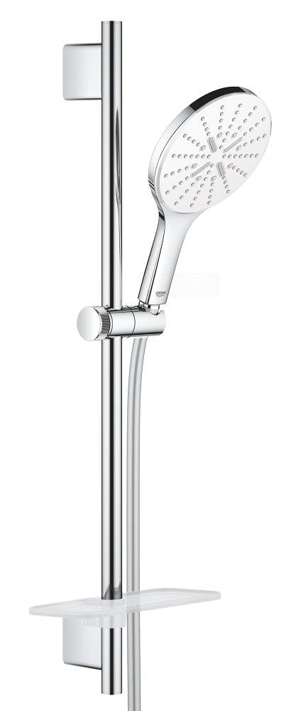 Grohe RainShower SmartActive 150 Sürgülü Duş Seti, 3 Fonksiyonlu, Krom-Beyaz