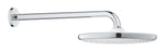 Grohe Tempesta 250 Yuvarlak Tepe Duşu Tek Akışlı, 25 cm (Duvardan Dirsek Dahil) - GROHE 26668000