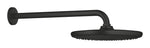 Grohe Tempesta 250 Yuvarlak Tepe Duşu Tek Akışlı, 25 cm (Duvardan Dirsek Dahil), Mat Siyah - GROHE 266682430