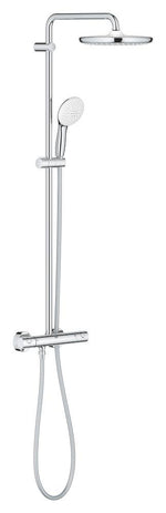 Grohe Tempesta System 250 Duvara Monte Termostatik Bataryalı Duş Kolonu, Krom-Beyaz - GROHE 26670001
