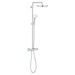 Grohe Tempesta System 250 Duvara Monte Termostatik Bataryalı Duş Kolonu, Krom-Beyaz - alternatif görünüm - GROHE 26670001