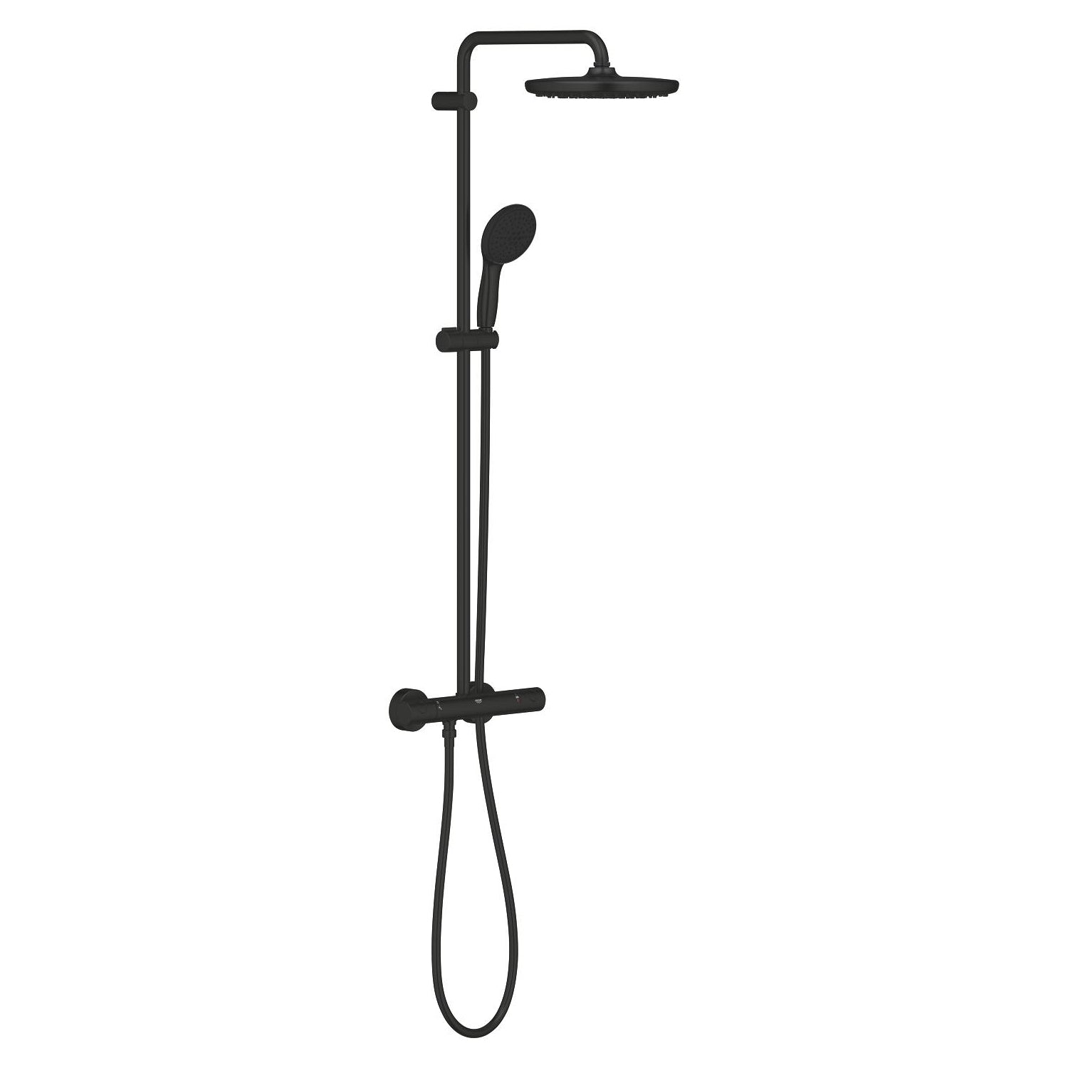 Grohe Tempesta System 250 Duvara Monte Termostatik Bataryalı Duş Kolonu, Mat Siyah - alternatif görünüm - GROHE 266702431