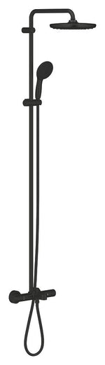 Grohe Tempesta System 250 Duvara Monte Termostatik Banyo Bataryalı Duş Kolonu, Mat Siyah - GROHE 266722431