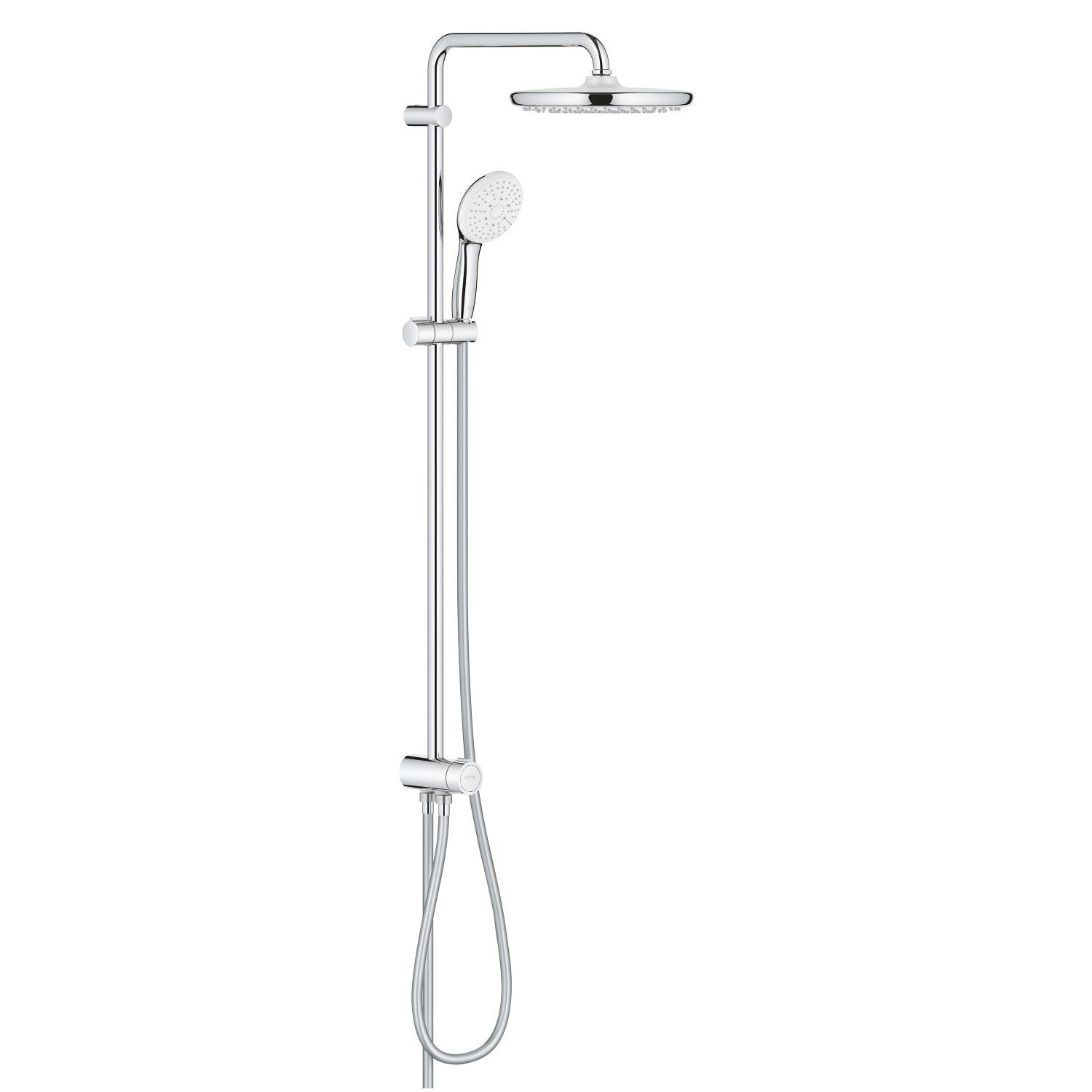 Grohe Tempesta System 250 Duvara Monte Duş Sistemi, Yön Değiştiricili, Krom-Beyaz - alternatif görünüm - GROHE 26675001