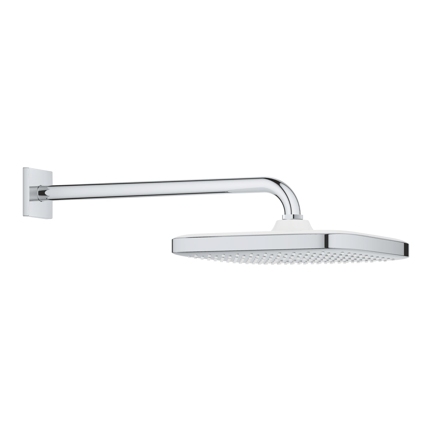 Grohe Tempesta 250 Kare Tepe Duşu Tek Akışlı, 25 cm (Duvardan Dirsek Dahil) Krom-Beyaz - alternatif görünüm - GROHE 26687000