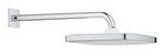 Grohe Tempesta 250 Kare Tepe Duşu Tek Akışlı, 25 cm (Duvardan Dirsek Dahil) Krom-Beyaz - GROHE 26687000