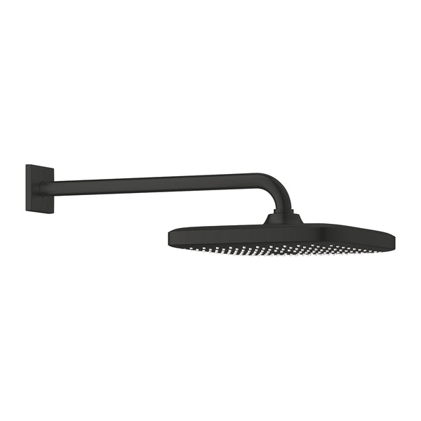 Grohe Tempesta 250 Kare Tepe Duşu Tek Akışlı, 25 cm (Duvardan Dirsek Dahil) Mat Siyah