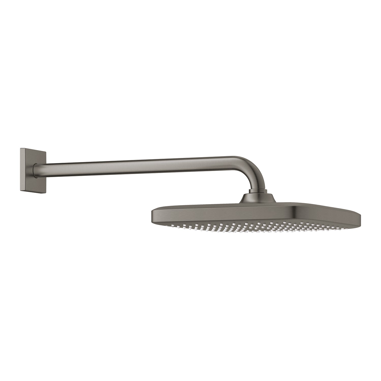 Grohe Tempesta 250 Kare Tepe Duşu Tek Akışlı, 25 cm (Duvardan Dirsek Dahil), Fırçalı Sert Grafit - alternatif görünüm - GROHE 26687AL0