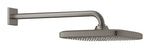 Grohe Tempesta 250 Kare Tepe Duşu Tek Akışlı, 25 cm (Duvardan Dirsek Dahil), Fırçalı Sert Grafit - GROHE 26687AL0