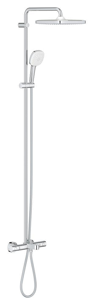 Grohe Tempesta System 250 Cube Duvara Monte Termostatik Banyo Bataryalı Duş Kolonu - GROHE 26691001