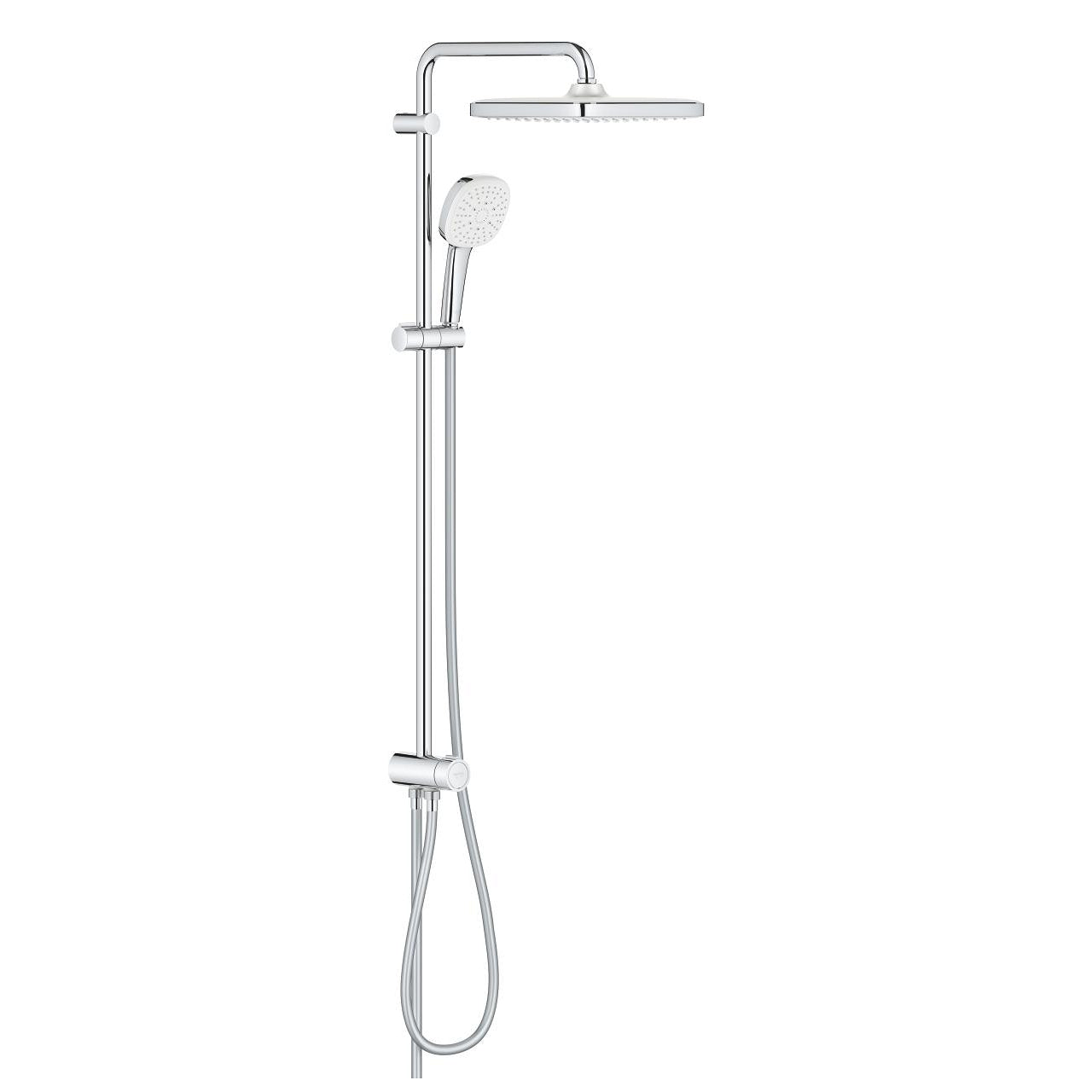 Grohe Tempesta System 250 Cube Kare Duş Başlıklı Duvara Monte Duş Sistemi