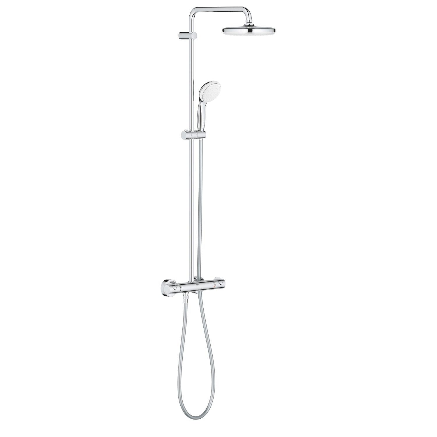 Grohe BauClassic System 210 Duvara Monte Termostatik Bataryalı Duş Kolonu - alternatif görünüm - GROHE 26699000