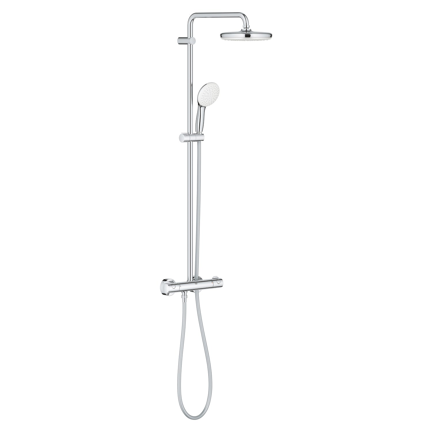 Grohe Tempesta System 210 Duvara Monte Termostatik Duş Bataryalı Duş Kolonu - alternatif görünüm - GROHE 26811001