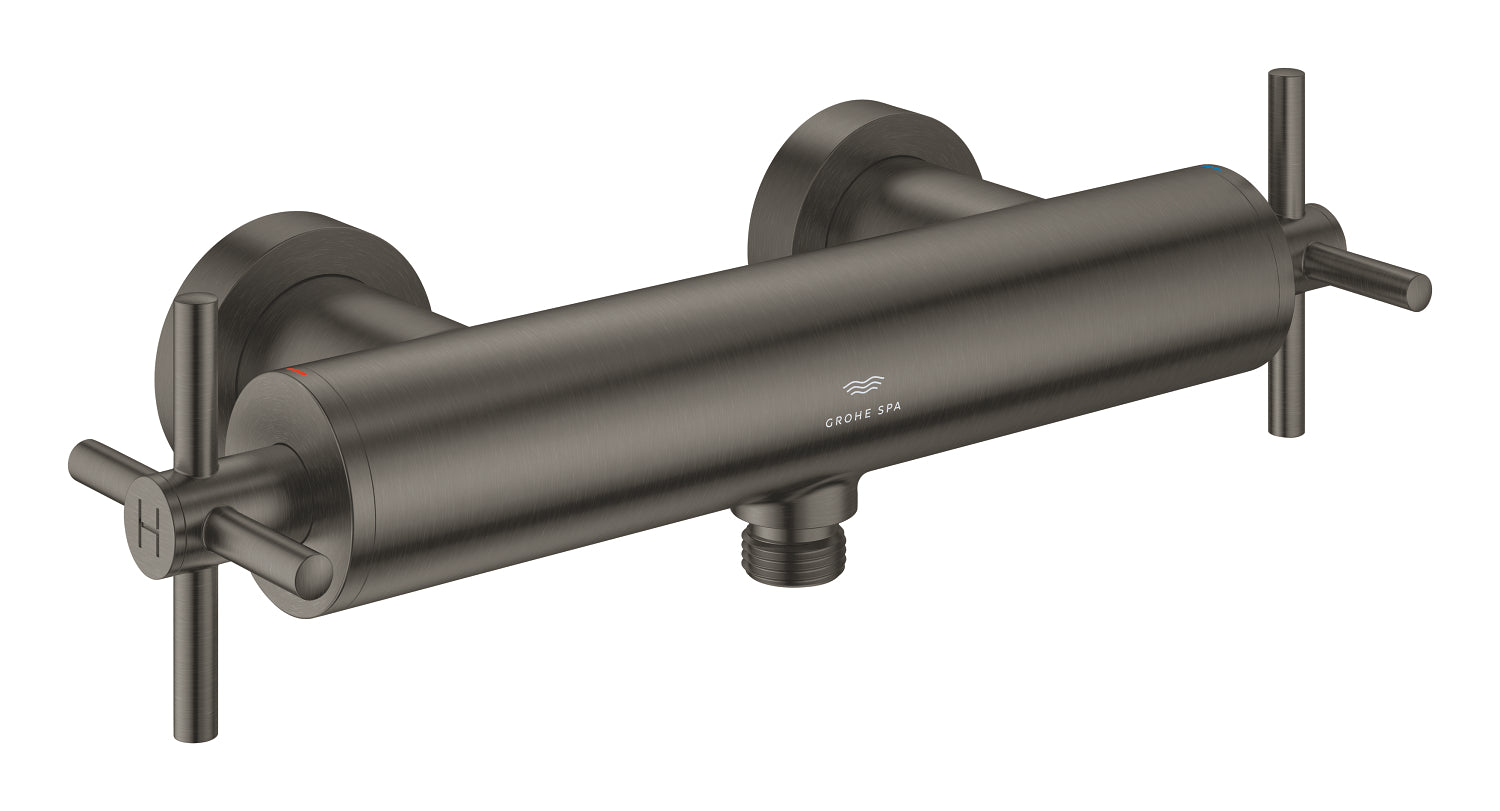 Grohe Atrio Duş Bataryası (4 Çubuklu Volan), Fırçalı Sert Grafit - GROHE 26895AL0