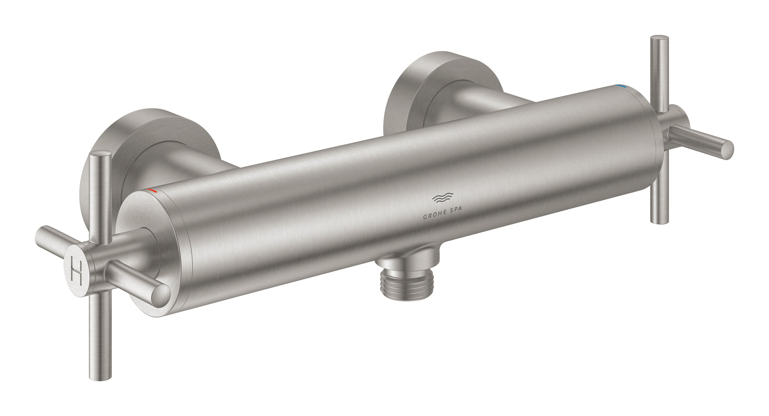 Grohe Atrio Duş Bataryası (4 Çubuklu Volan), Paslanmaz Çelik - GROHE 26895DC0