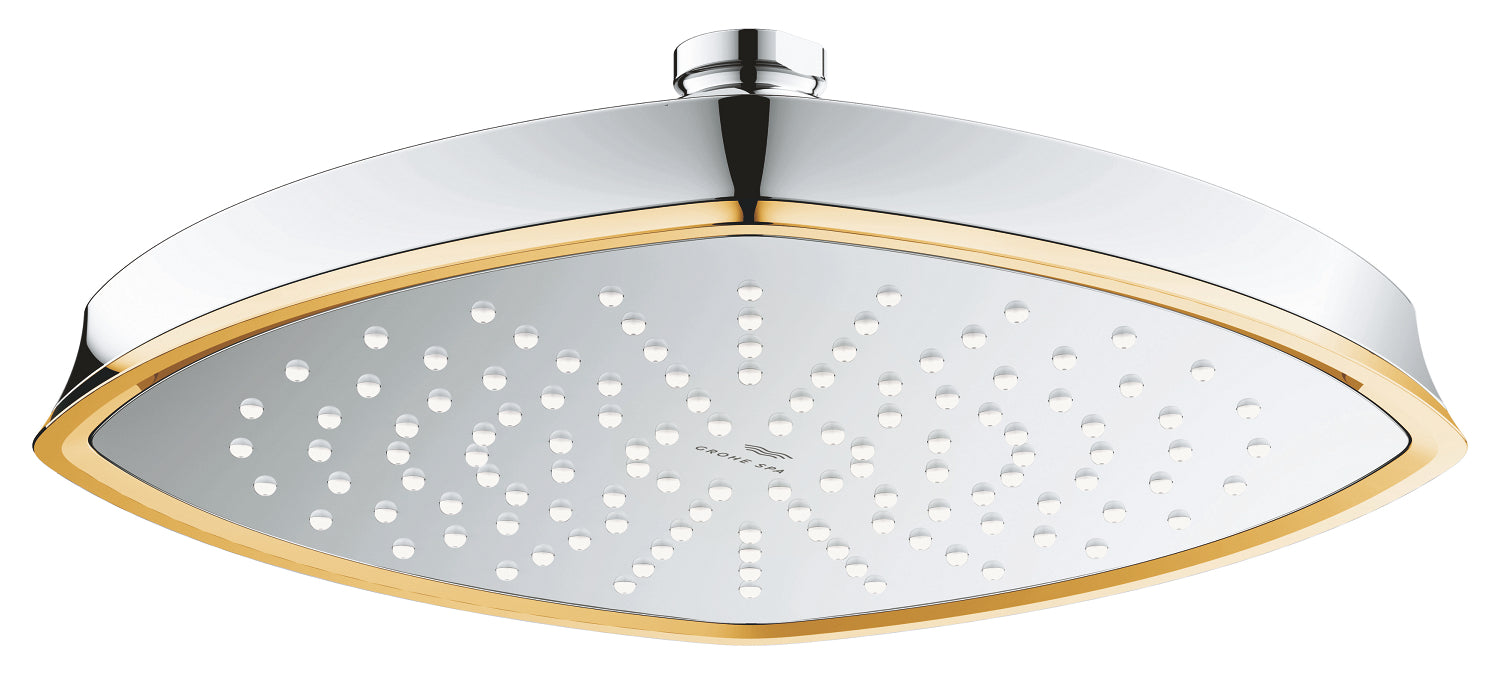 Grohe Grandera 210 Tepe Duşu 1 Akışlı, 22x22 cm, Krom-Altın - GROHE 26898IG0