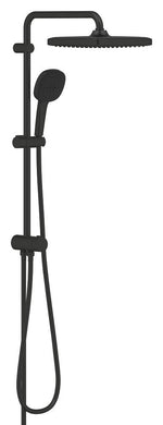 Grohe Tempesta System 250 Cube Kare Duş Başlıklı Duvara Monte Duş Sistemi, Yön Değiştiricili, Mat Siyah - GROHE 269762431