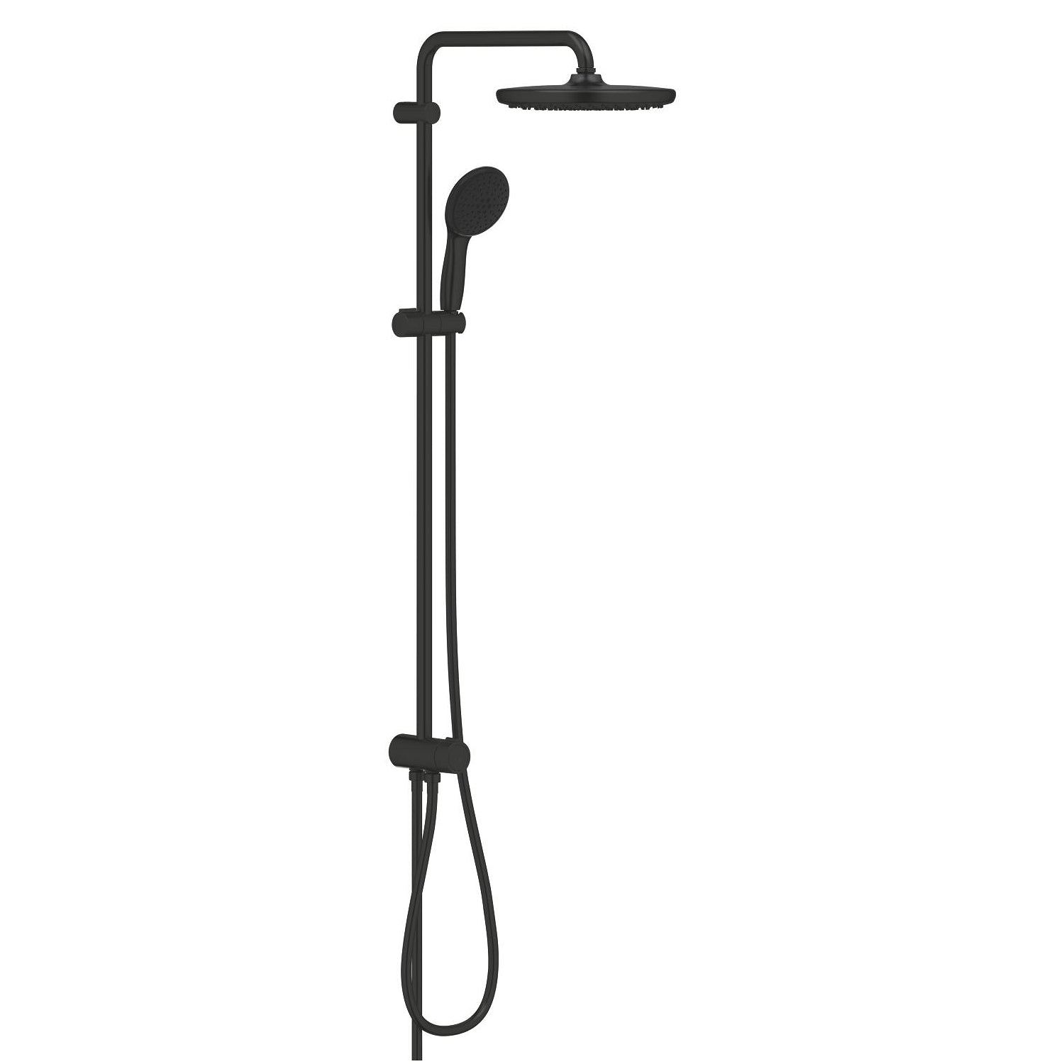 Grohe Tempesta System 250 Duvara Monte Duş Sistemi, Yön Değiştiricili, Mat Siyah - alternatif görünüm - GROHE 269792431