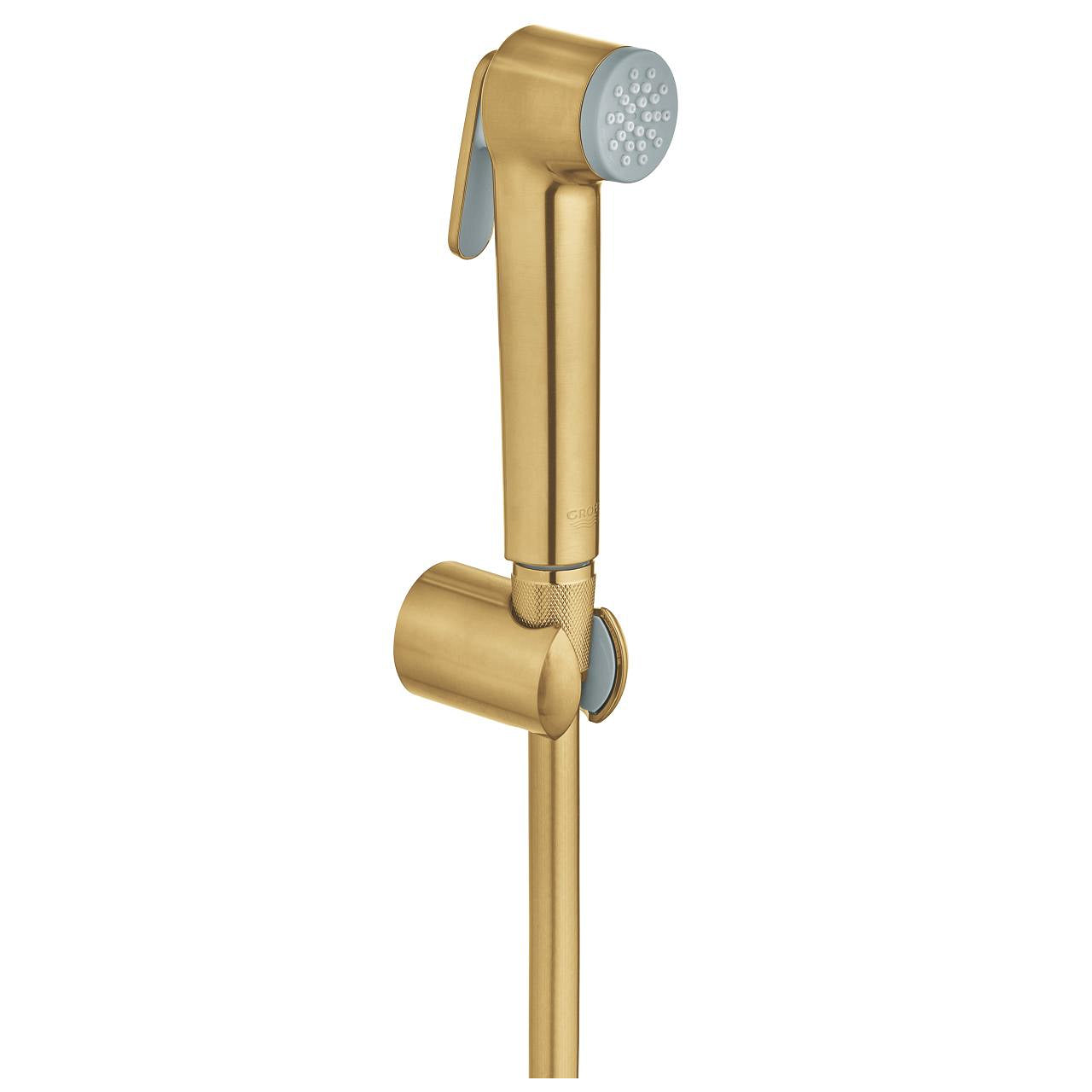 Grohe Tempesta F Taharet Spreyi 30 Duvardan Askılı Set, 1 Akışlı, Fırçalı Altın